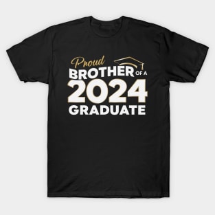 Graduation 2024 for family Proud Brother Graduate Class of 2024 Senior T-Shirt